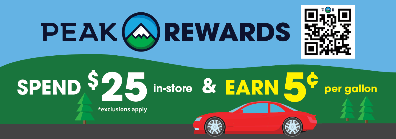 Peak Rewards In-store Deal Hwy 20 Bend